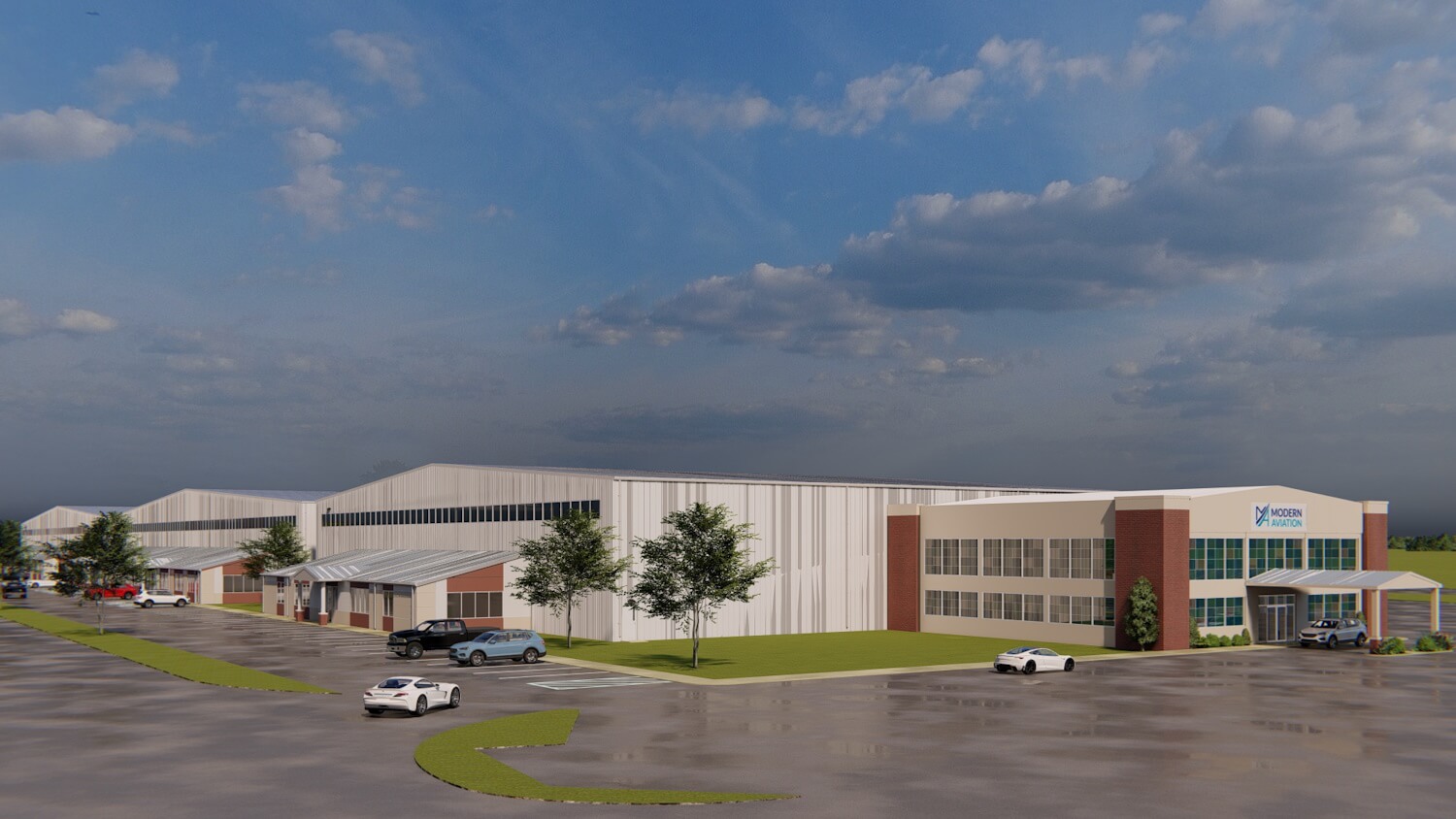 Alpha Hangar Rendering 3